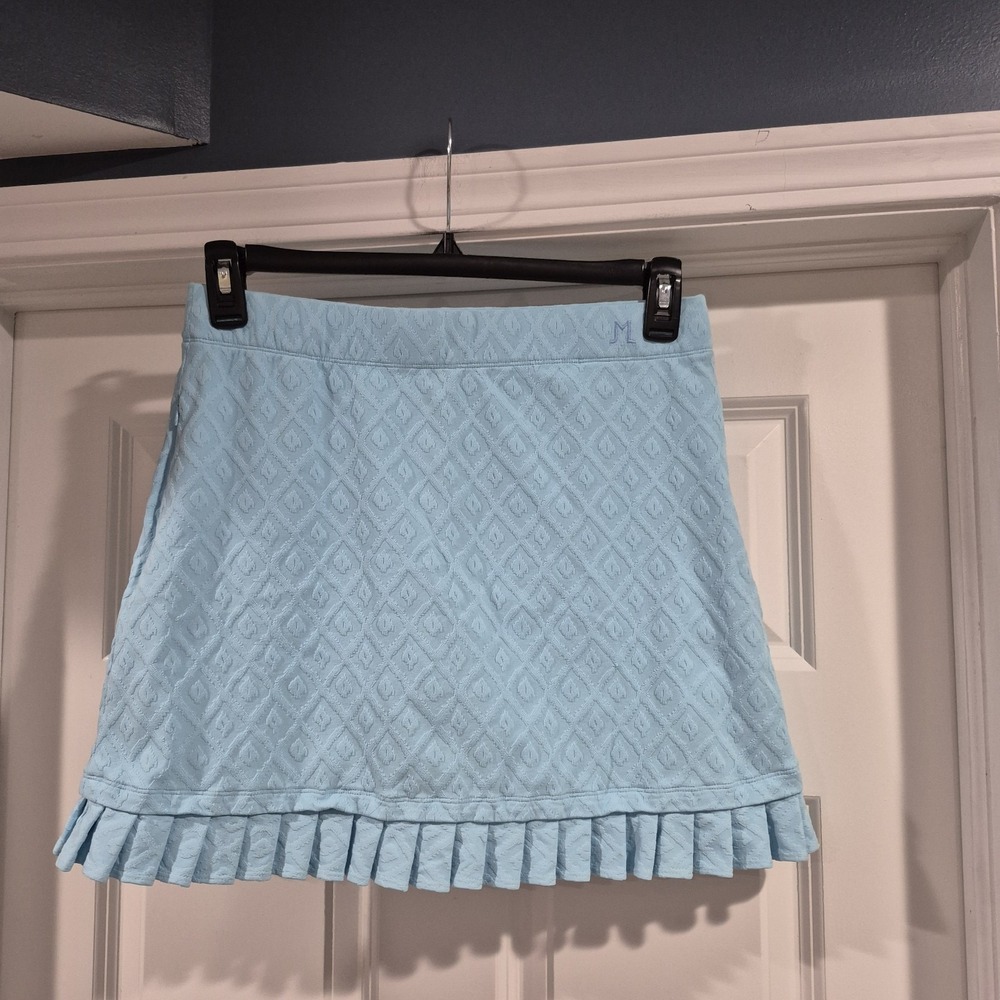 J. McLaughlin Skort Womens Medium Agnes Blue Diamond Jacquard Golf Pickleball